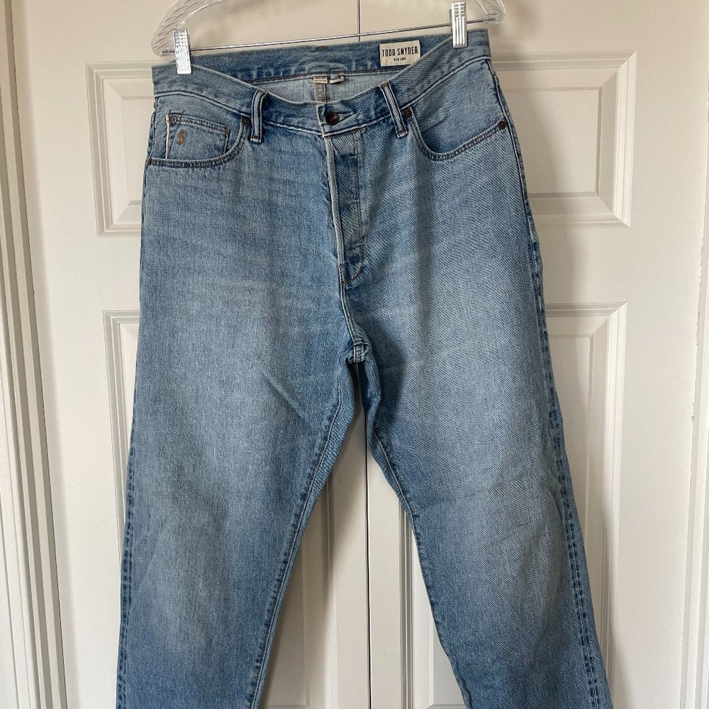 Todd Snyder Relaxed Jean in Selvedge Huxley Wash 32x32